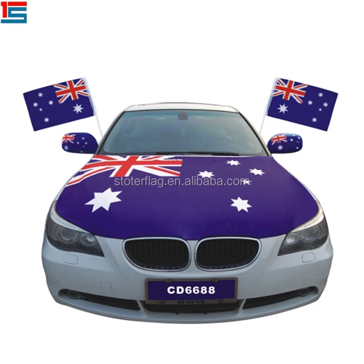 Custom Printed Elastic Croatia Flag Car Engine Hood Cover,Croatia Car Flag For National