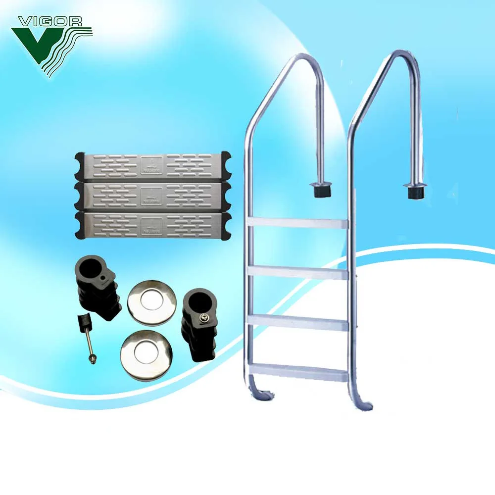 stainless steel inground pool ladder