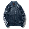 Spring Autumn Fashion Young Boys Mens PU Leather Letterman Casual Jackets