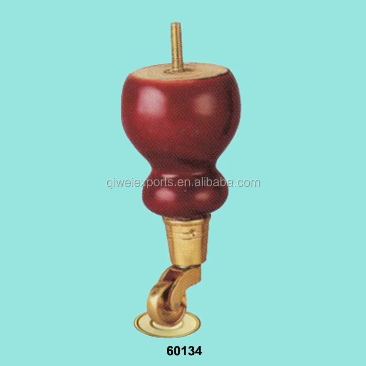 60134 red wooden leg with caster.jpg