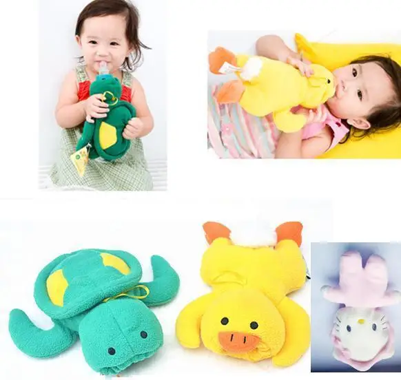 baby Insulation Bags bottles cover keep warm case Feeding Supplies duck tortoise kitty