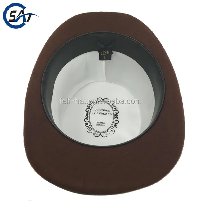 top hat brown inside