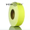 Lime-yellow Fluorescent Flame Resistant Reflective Tape For Fire Working Condition, Nomex Reflective Tape For Safety Garment
