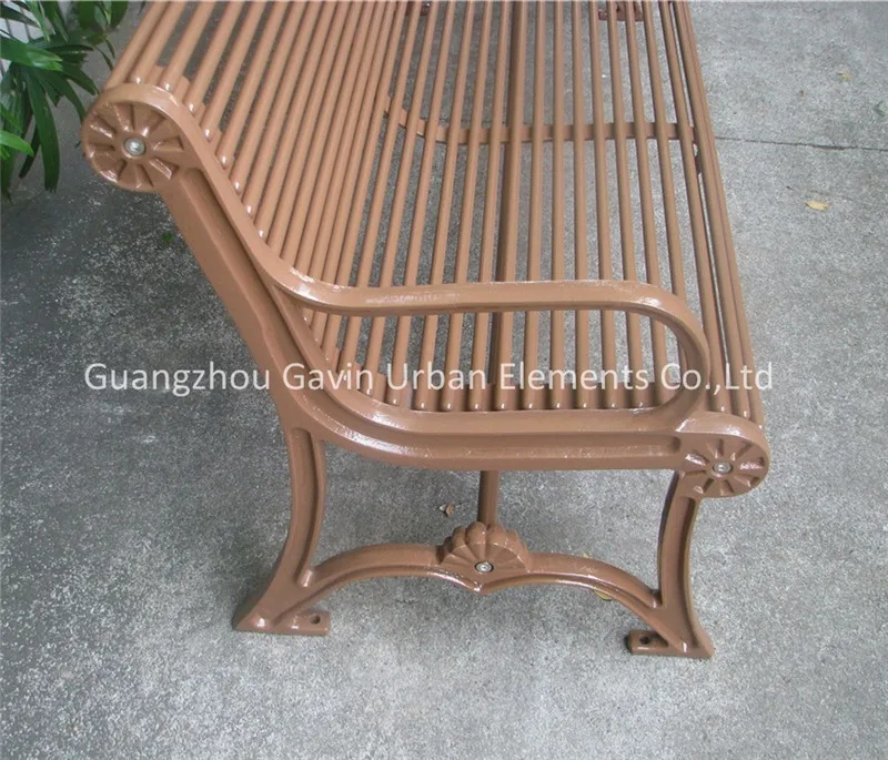 Wrought Iron Outdoor Furniture Park Bench Brackets Metal Garden Bench