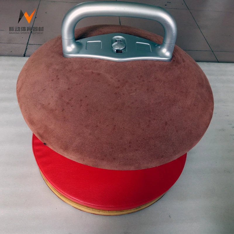 Leather Mushroom And Handle Pommel Horse Gymnastics Trainer Equipment
