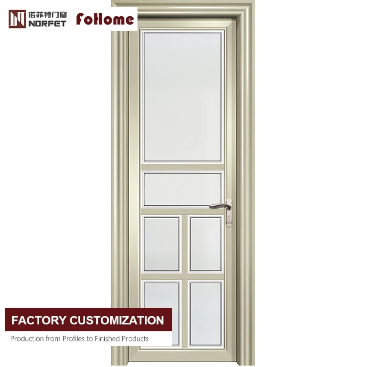 Home design aluminum alloy interior bathroom doors