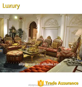 Aliye Royal Luxury Arab Middle East Style Leather Living Room Furniture Sofa Set Buy Classic Style Regional Style Sofa Sofa Set Designs Leather Sofa