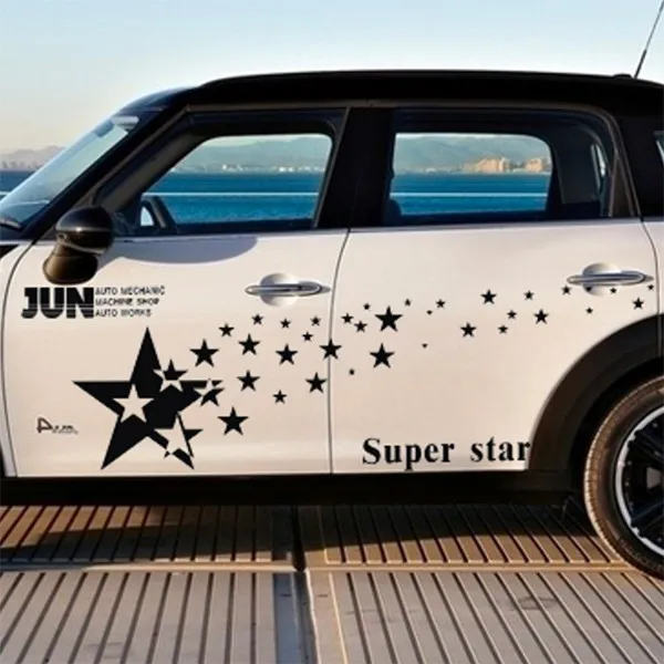 Custom Made Car Sticker Design,Self Adhesive Die Cut Car Body Sticker