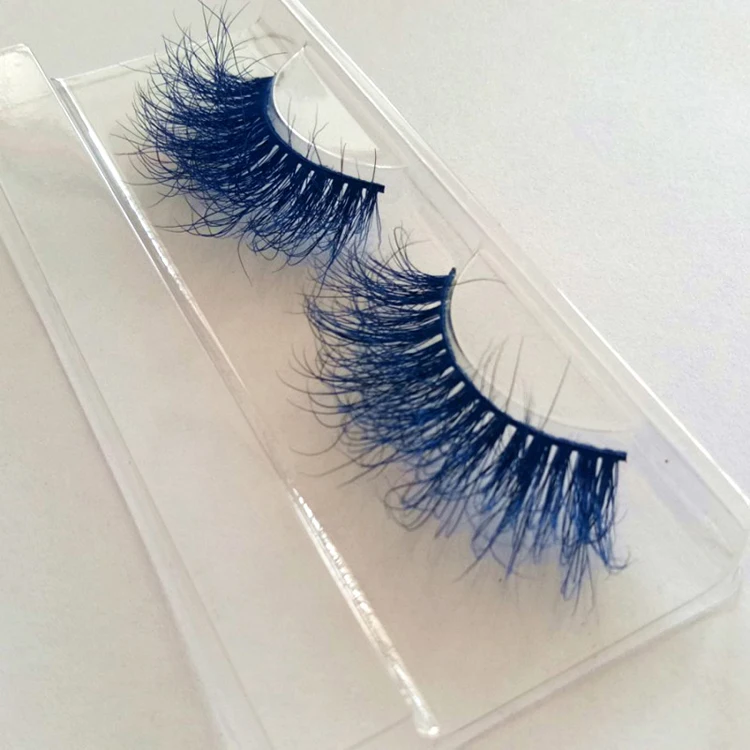 

Custom Cruelty 100% Human Hair Color 3D Silk Lashes Eyelashes, Colors