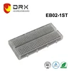 Transparent electronic 170 tie points circuit board components