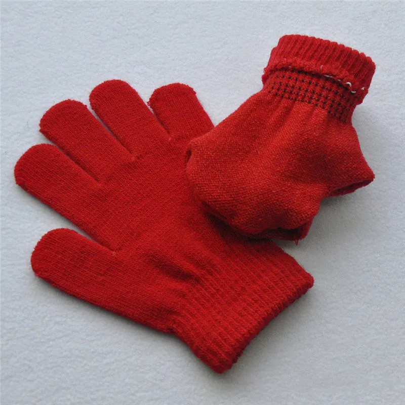 Wholesale- Kid Girl Boy Gloves Pick Blue Red Warm Winter