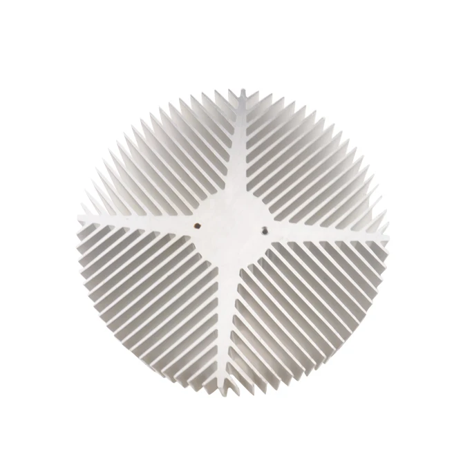 High Fin Heatsink Extrusion Round/circular Heat Sink Profiles With High ...