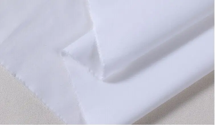 Plain White 55% Cotton 45% Polyester Poplin Fabric - Buy 55% Cotton 45% ...