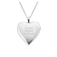 

DIY solid 925 sterling silver open heart shaped photo frame pendant locket