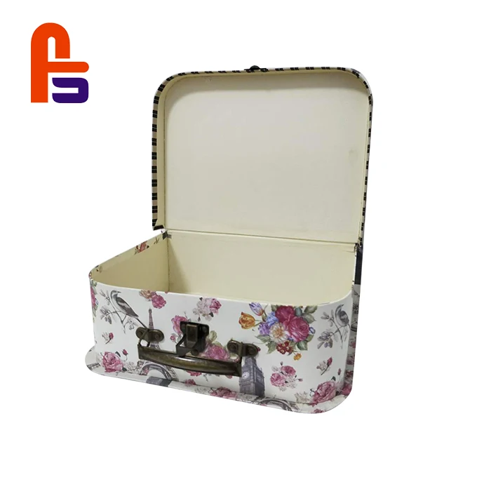 

lady decorative suitcase