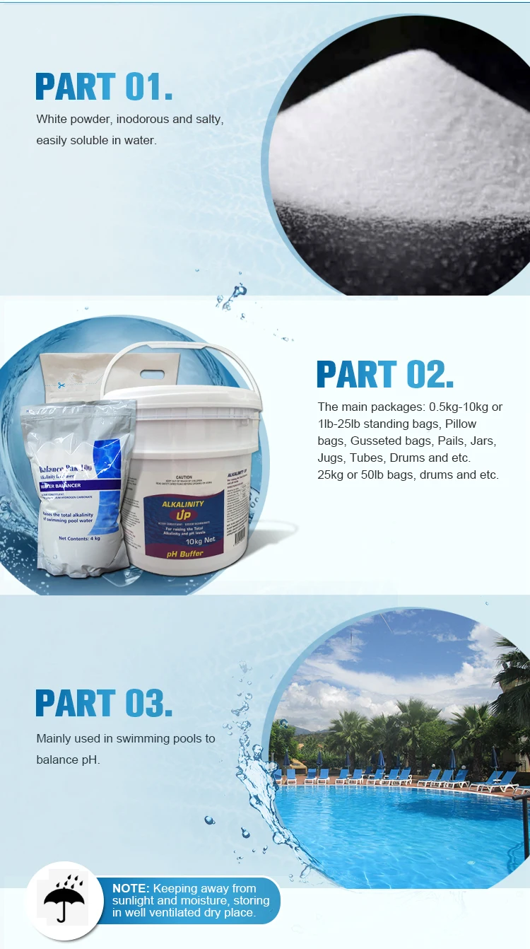 Swimming Pool Chemical Alkalinity Up Sodium Bicarbonate Buy Sodium Bicarbonate,Alkalinity Up