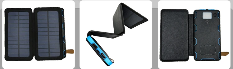 Foldable Backpack Solar Power Bank Charger