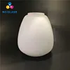 Home decoration indoor lighting handmade blown frosted opal white glass lamp shade