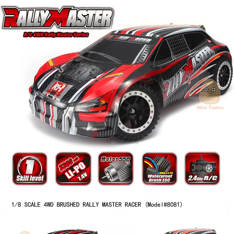 Rm8081 1/8 Scale 4wd 2.4ghz Rc Car Manufacturers China Metal Alloy High