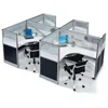 high wall office cubicle design 4 person office workstation partition with hanging cabinet (SZ-WST652)