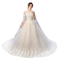 

LSYNM098 hot selling elegant design cheap lace bridal ball gown wedding dresses