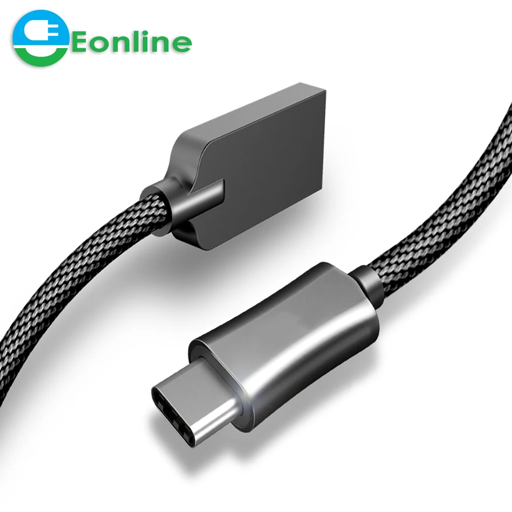 

USB Type C Cable for USB-C Mobile Phone Fast Charging USB Charger Cable for Samsung Galaxy S9 S8 Plus, Black;red;blue;white;brown