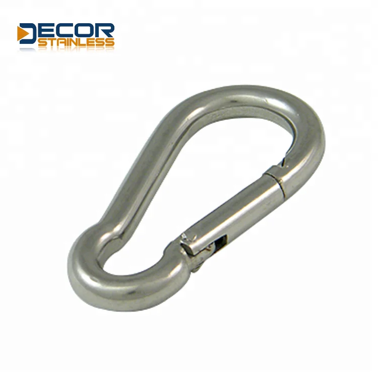 
stainless steel spring clip with locking 