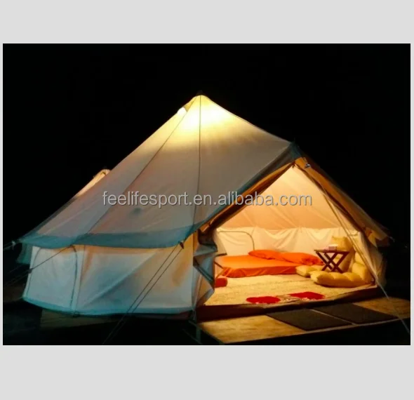 
Free shipping 4M 100% polyester canvas 900D oxford fabric bell tent 4m 