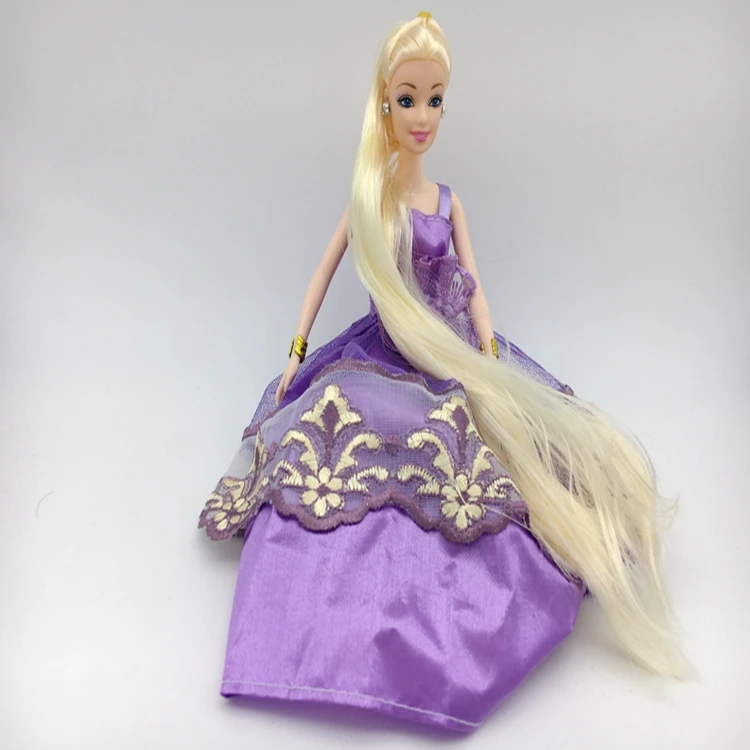 

2018 wholesale  fashion Princess Doll Beauty Long Hair Doll For girl gift toys