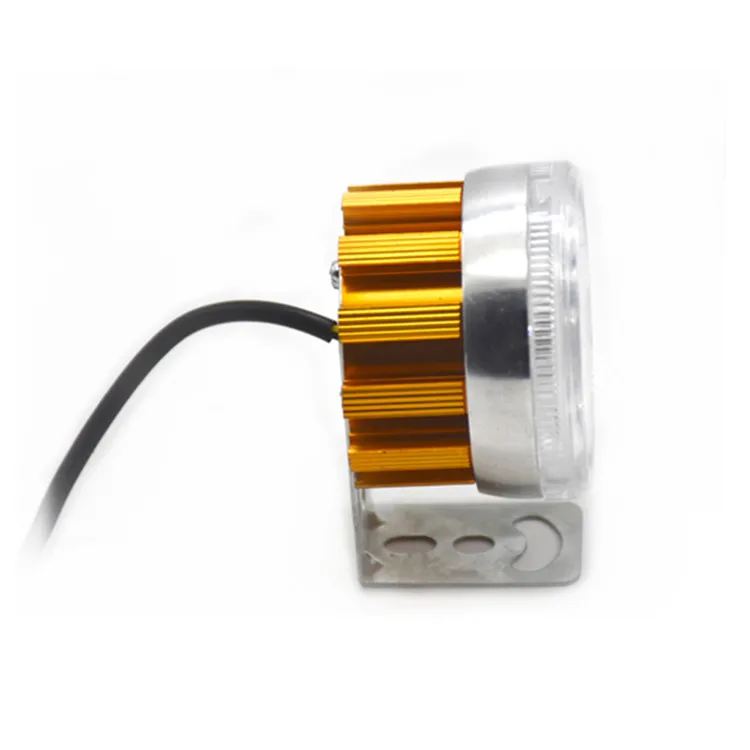 Faro de motocicleta de 6 LED con luz LED de 12 V de anillo múltiple para motocicleta y motocicleta Faro de motocicleta de 18 w LED