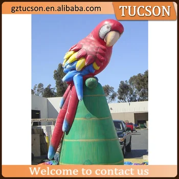 giant inflatable parrot