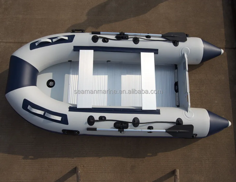 

3m hign quality aluminum floor inflatable boat/inflatable yacht/paddle fishing boat /kayak, Optional