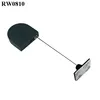 RUIWOR RW0810 D-shaped Mini Retractable Cable Tether Security with Glutinous Removeable Quadrate Tuit