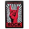Rock Tune Up Turn Loud Decor Metal Nostalgia Tin Poster Pin up Girl Cafe Bar Home Wall Garage Christmas Vintage Art Custom