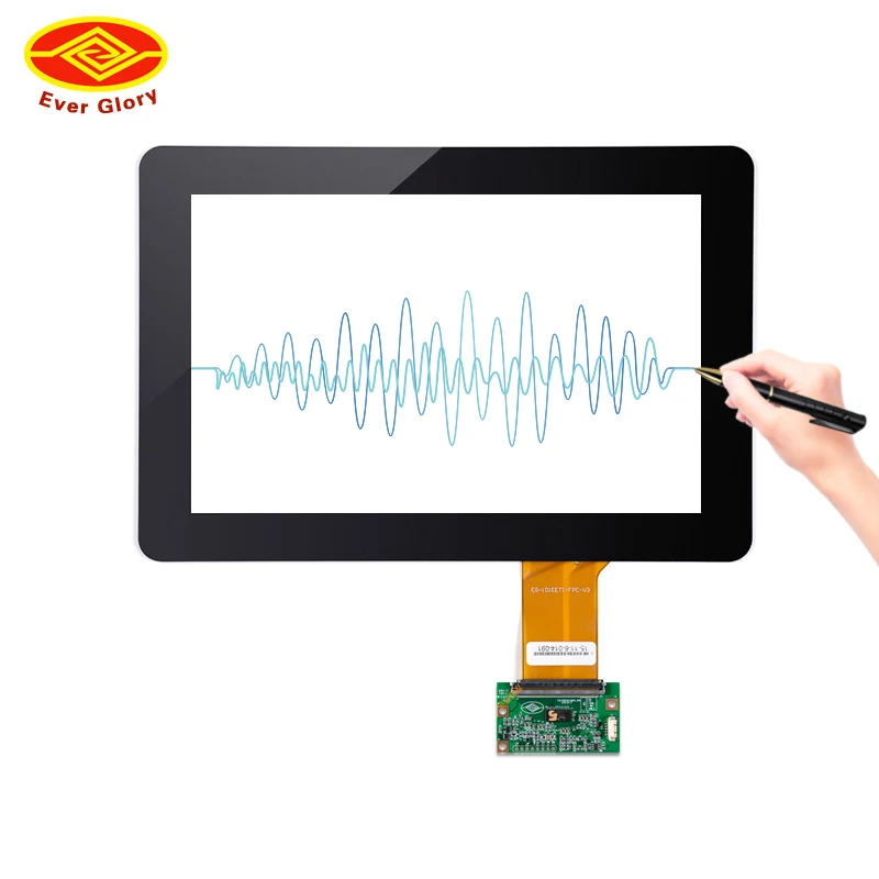 

10.1inch tablet screen manufacture provide projected capacitive touch panel