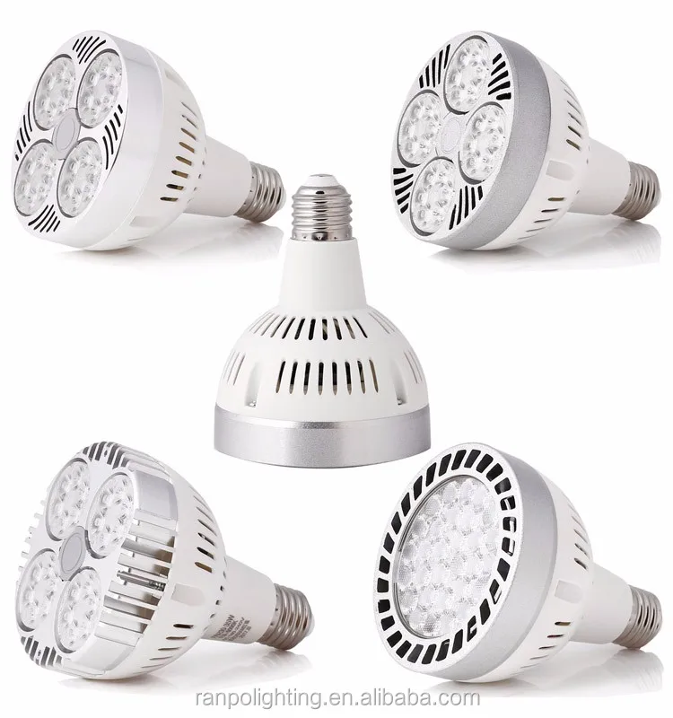 
Wholesale LED E27 E26 35W Spotlight PAR30 Commercial Lighting SMD COB Chips High Power Cool Neutral Warm White Bulb Lamp 85 265V 