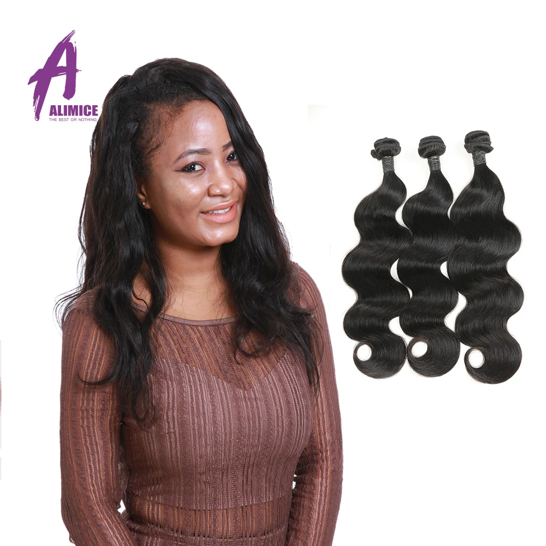 

Unprocessed Brazilian 3 Bundle Deals 8A Grade Body Wave Virgin Hair, Natural black 1b;1#;1b;2#;4# and etc
