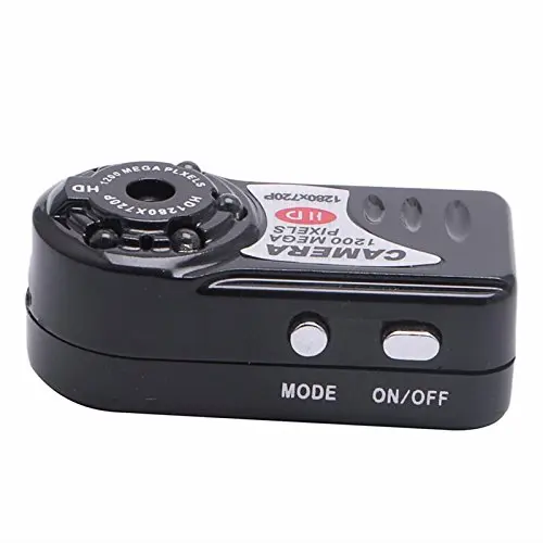 

Micro Smallest Q5 camera HD CMOS Video Audio Camera Infrared Night 1080P Mini Camcorder DV DVR Recorder for Outdoor Activities, Black