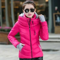 

Lady Women's Winter Thicken Down Zipper Jacket Short Fashion Coat SV007132