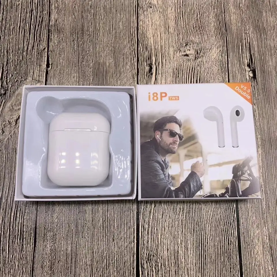 

2019 New i8P TWS Earbuds Wireless headset V5.0 wireless Headphones True Stereo Earphones I8P TWS EARBUDS, Colorful