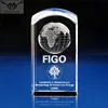 Laser Engraving 3D Global Crystal Cube For Creative Corporate Gifts