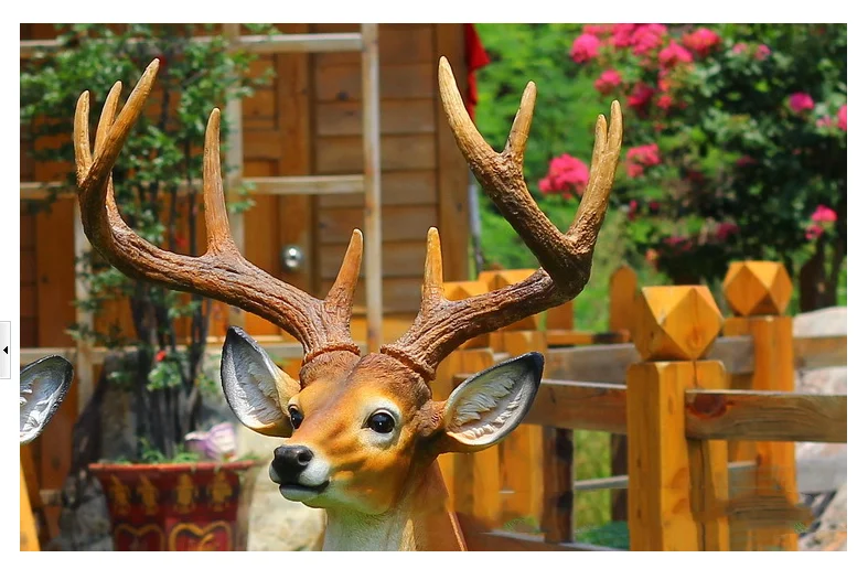 Outdoor Decoration Life Size Resin Deer Statue For Garden Ntfs204j Buy Resin Deer Statue