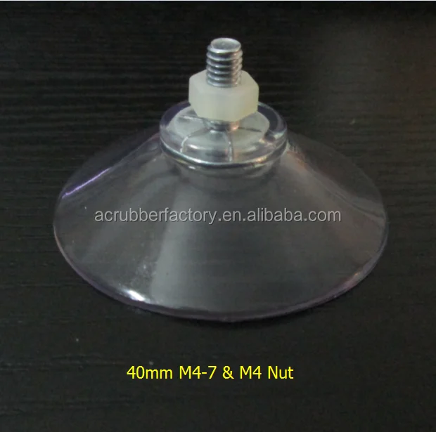 30 40 50 Mm Double Sides Suction Cups With Studs Vacuum Glass Sucker