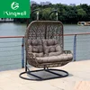 Hot sale outdoor furniture jhula swing double hanging egg chair