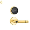 separate hotel handle smart key rf card swipe round door lock