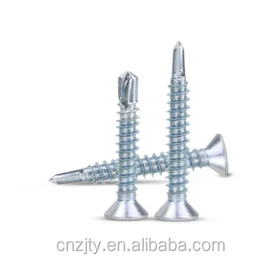 
SS Window Screw Flat Head Self Drilling Screw Tapping Screw 4.2X38 