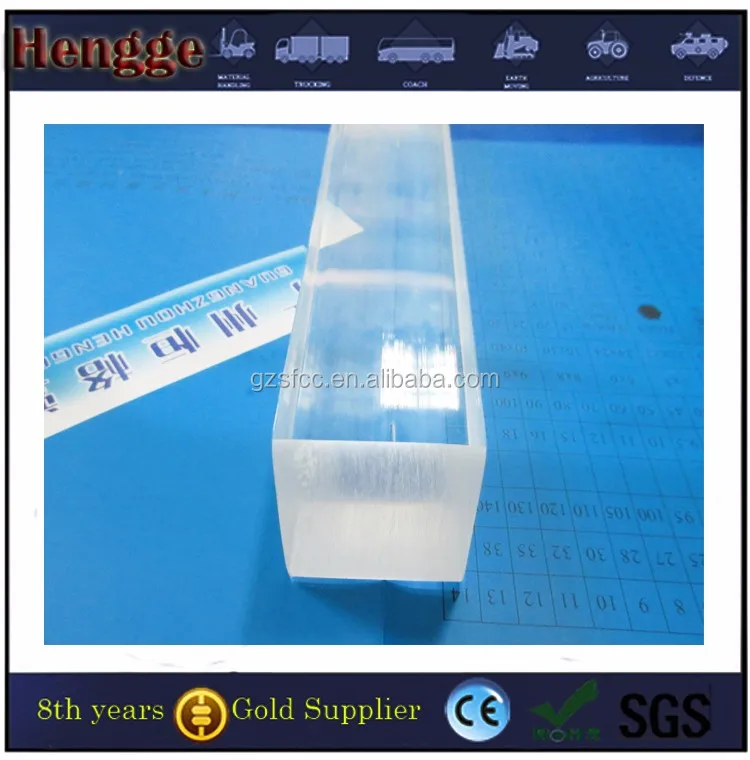 Polycarbonate Rod,/square Clear Acrylic Rod,/clear Plastic Square Rod