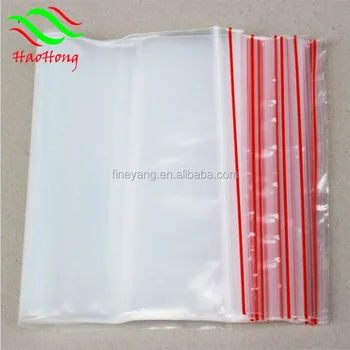 small colored ziplock bags