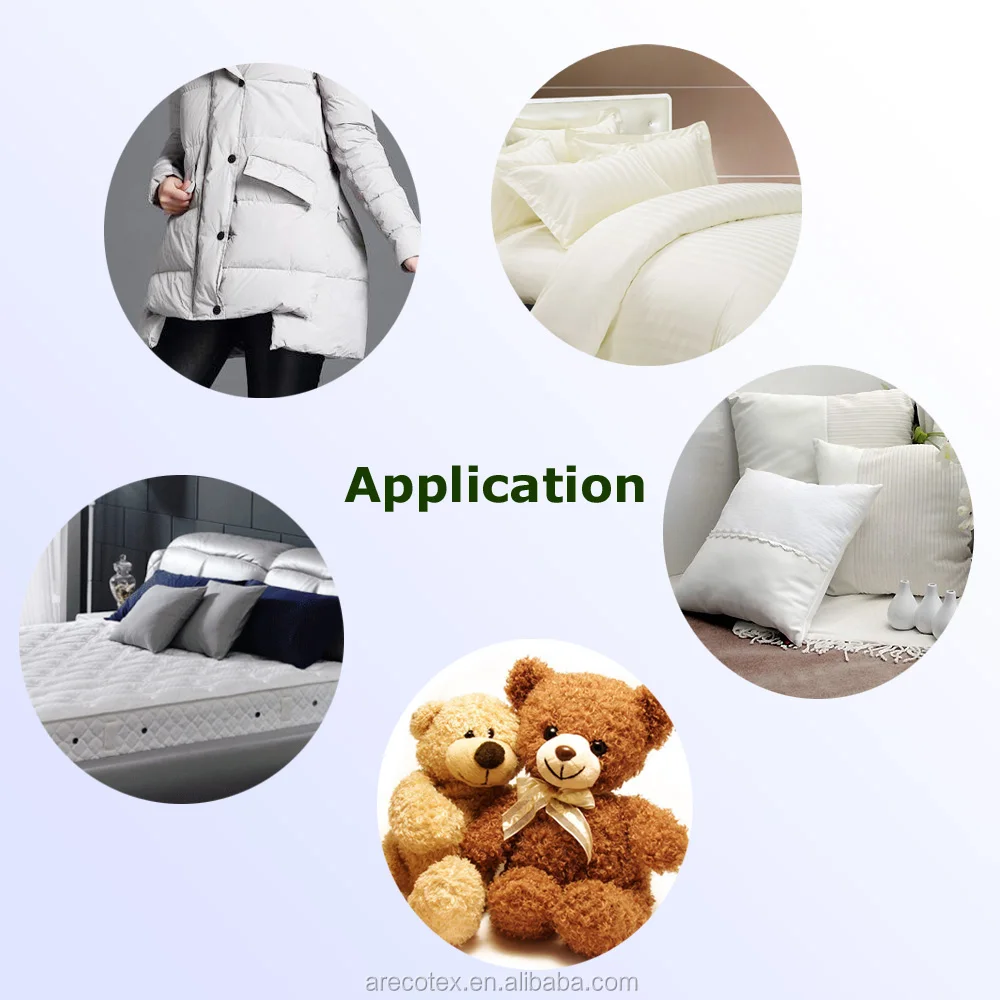 100g /bag High Quality Cotton Hollow Fibre Polyester Filling Soft Stuffing  Jacket Cushion Pillow Bed Toy