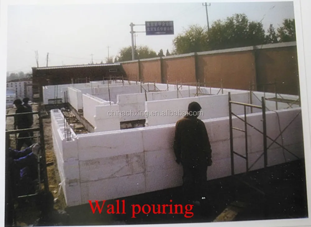 Styrofoam Material Icf Foam Block For Living Building Construction Foam